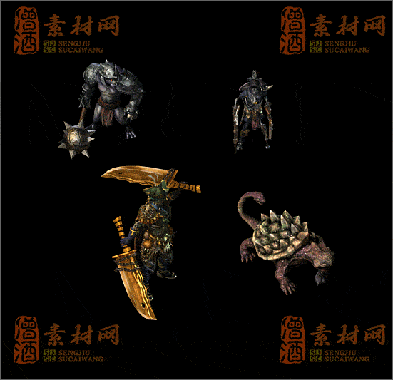 精品传奇怪物素材20250331A：120-1