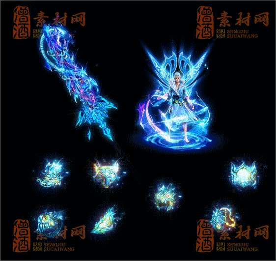精品传奇剑甲系列素材20250402A：17-1