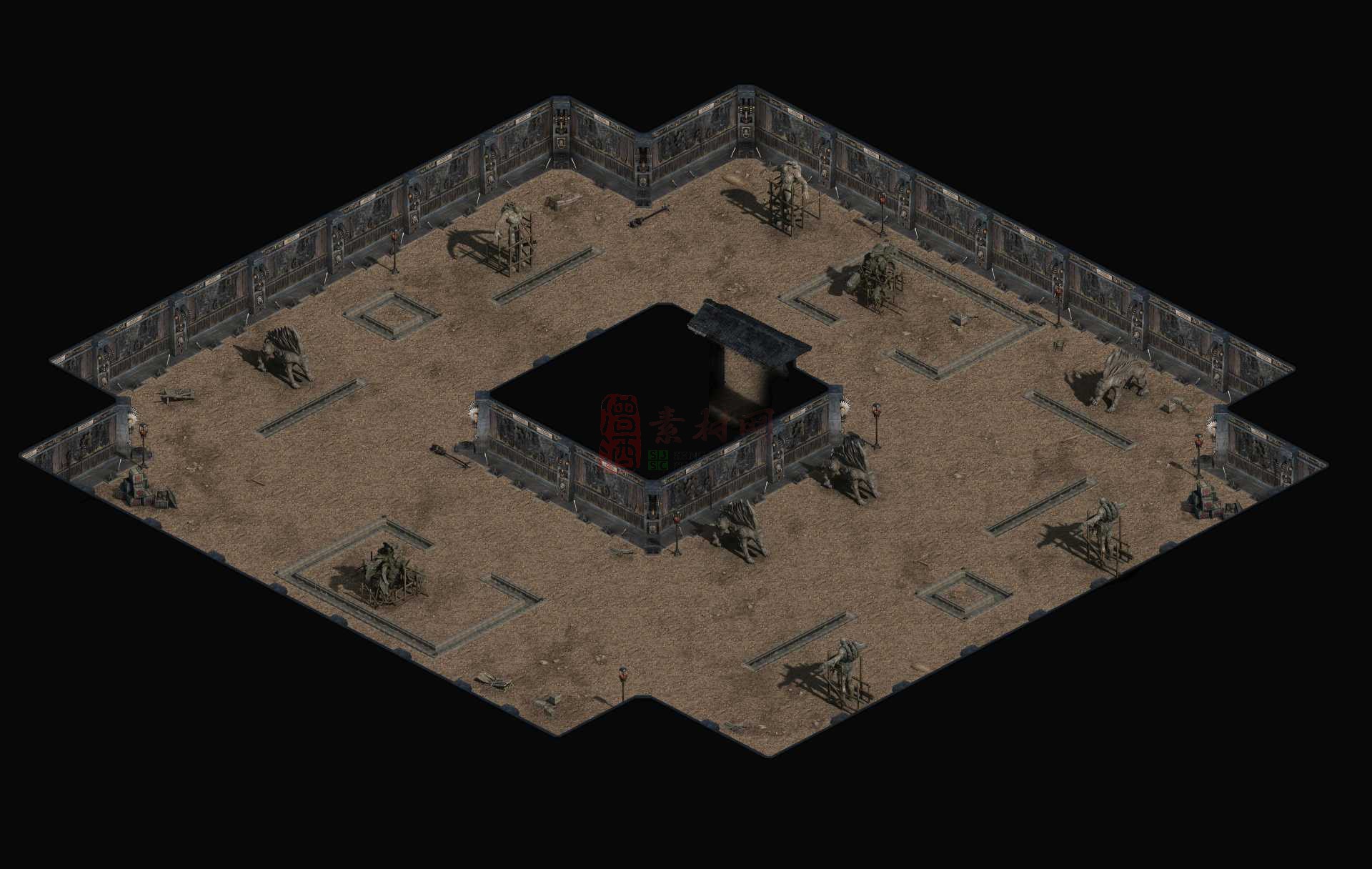 精品传奇真彩地图系列素材20250415A：9-1