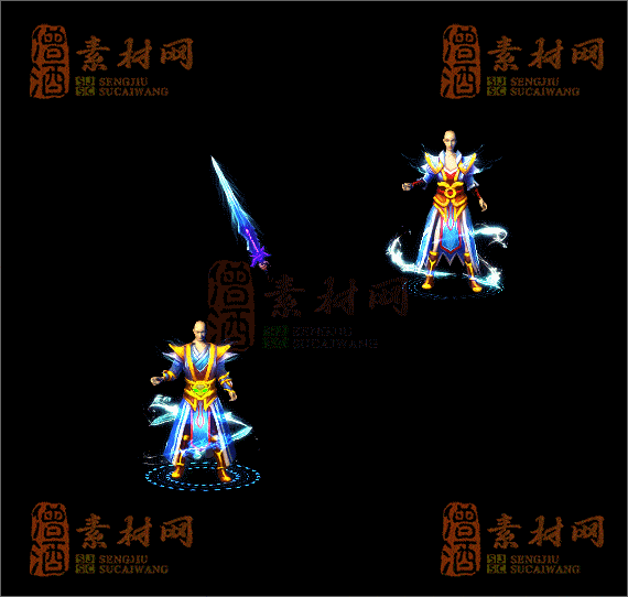 精品传奇男女剑甲系列素材20250423A：8-1