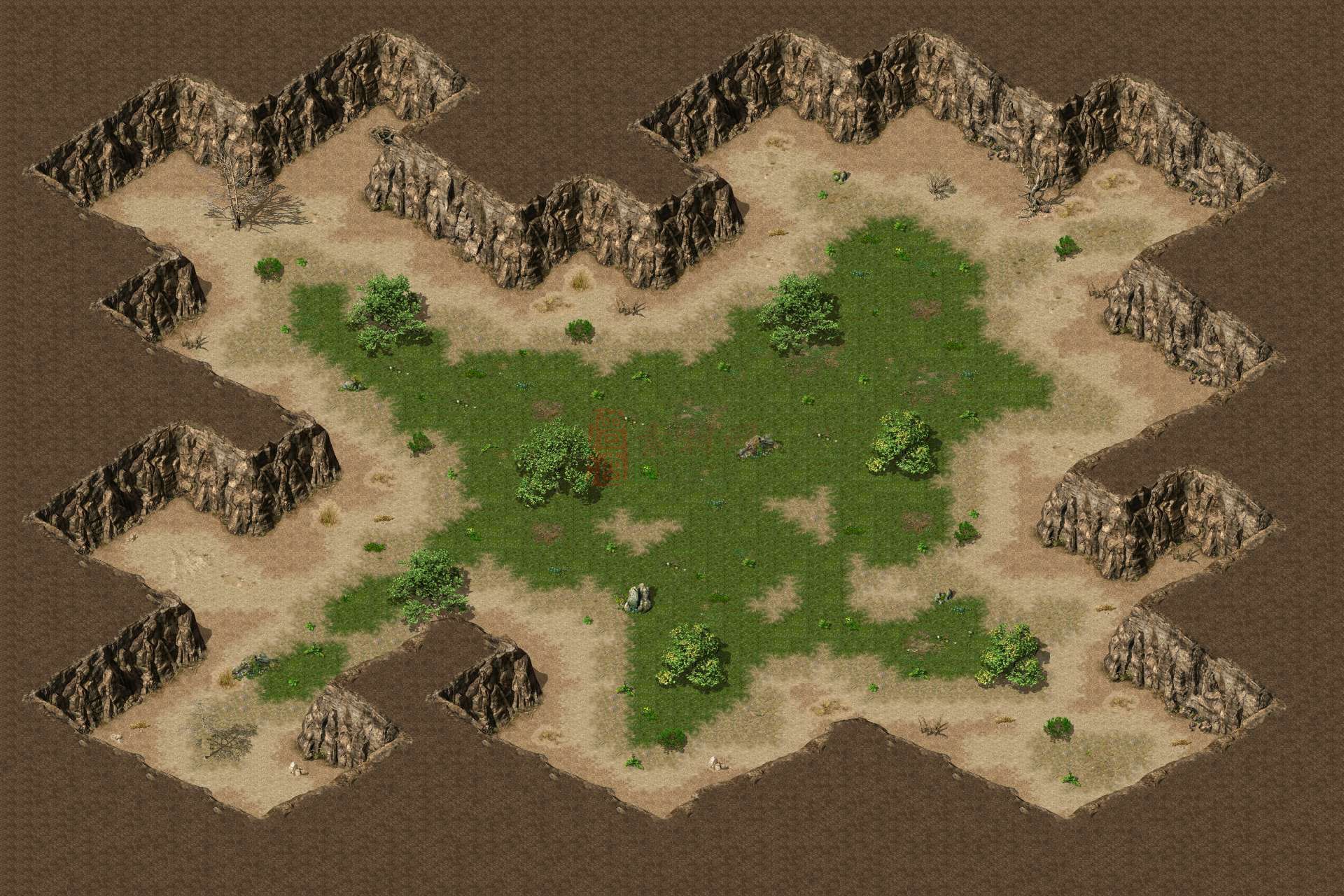 精品传奇真彩地图素材20250606A：63音谷2层-1