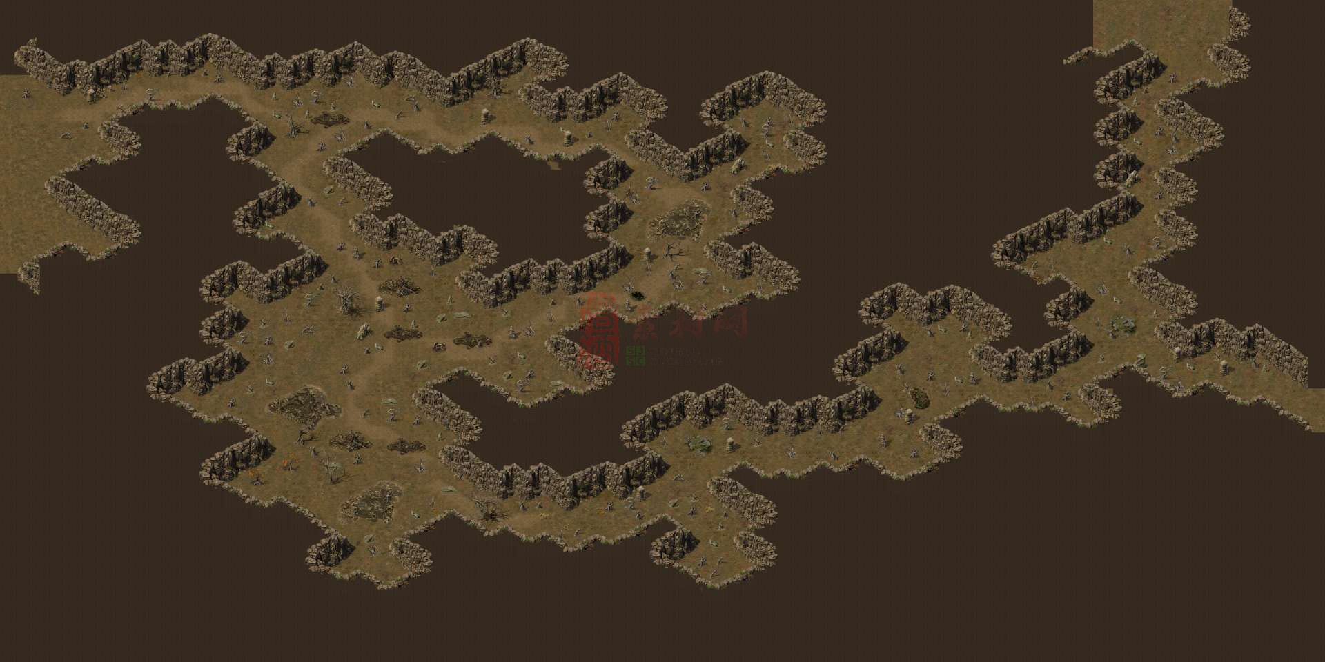 精品传奇真彩地图素材20250606A：40黄泉阁3层-1