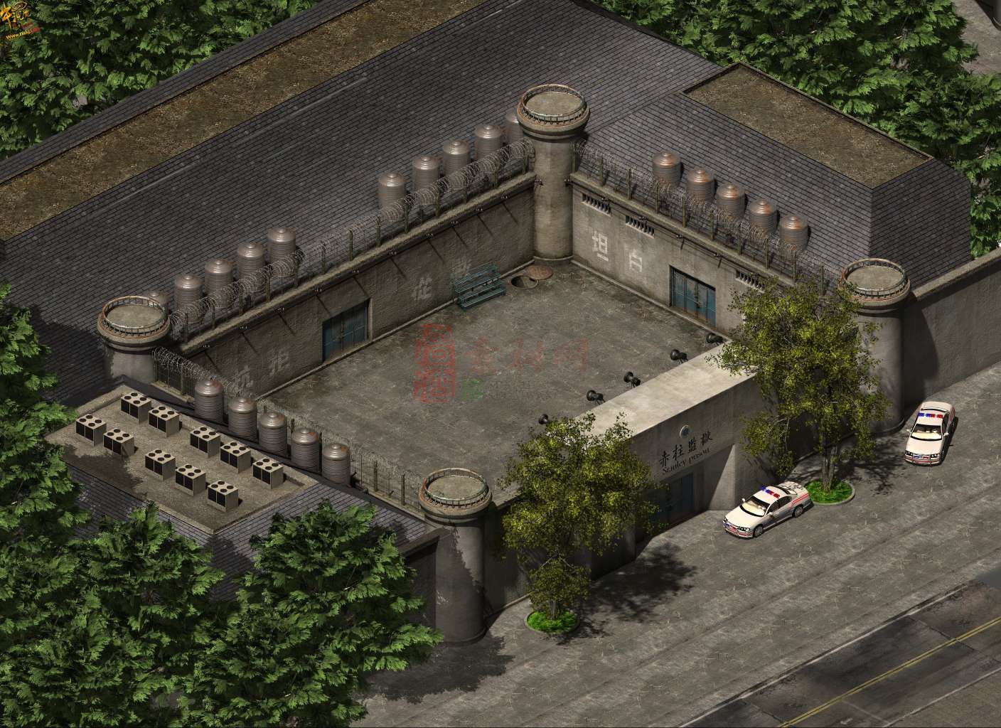 精品传奇真彩地图系列素材20250609A：监狱-1