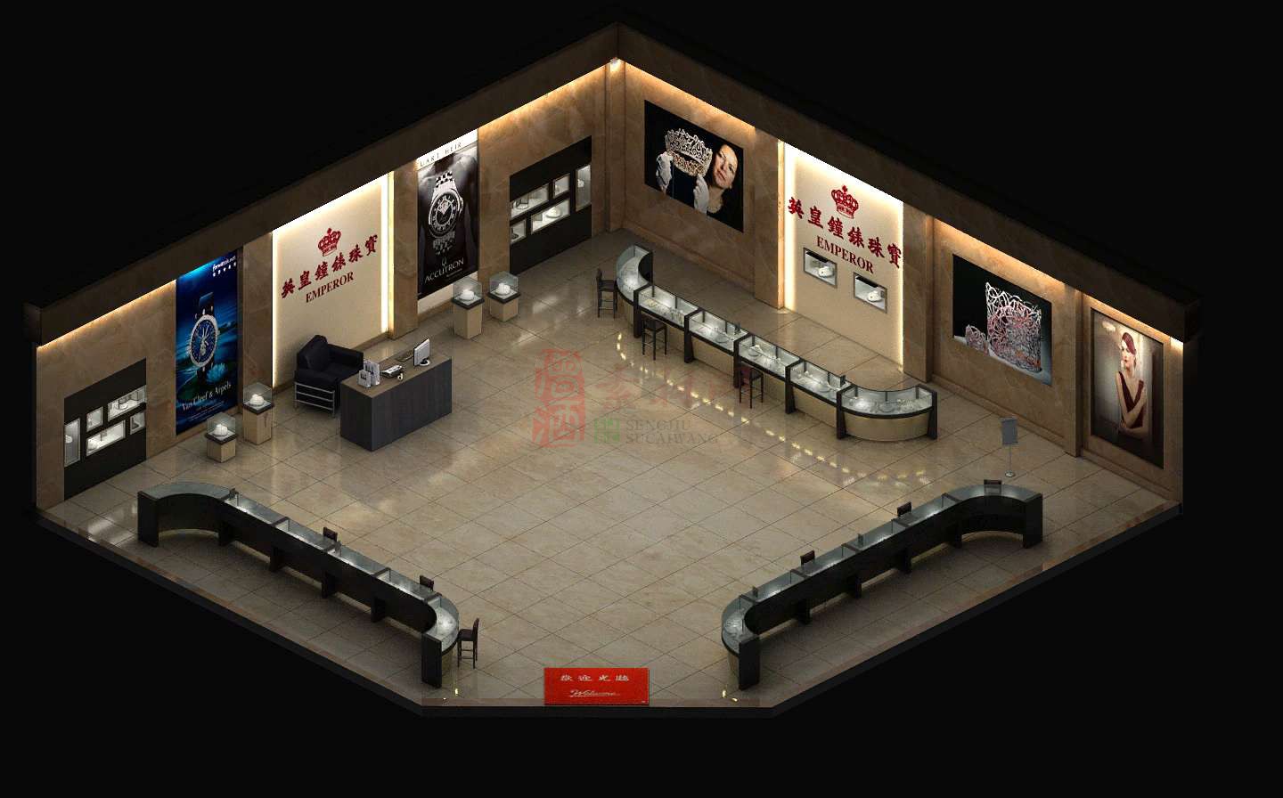 精品传奇真彩地图系列素材20250609A：珠宝首饰店-1