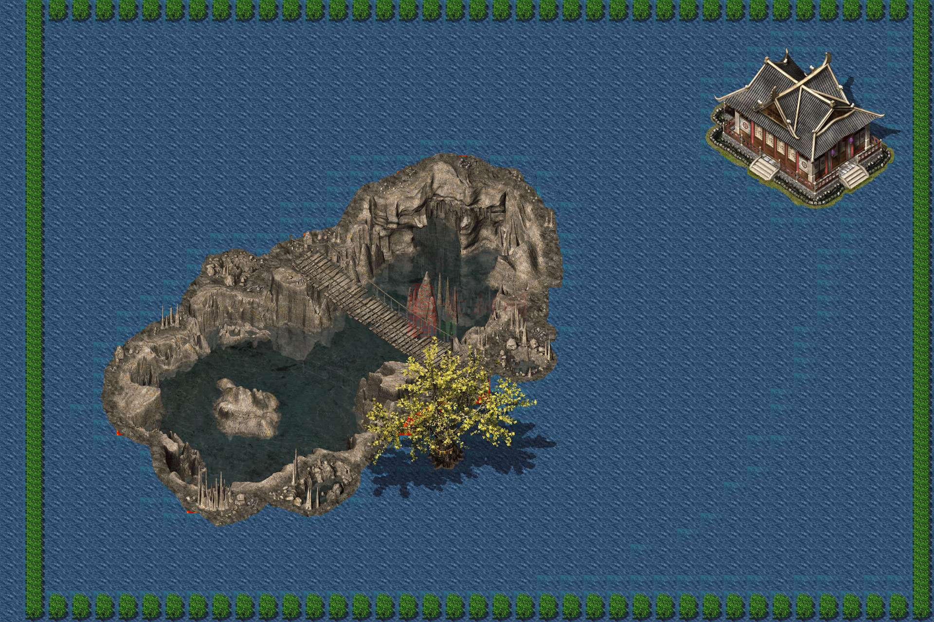 精品传奇真彩地图系列素材20250609A：水上世界底层-1