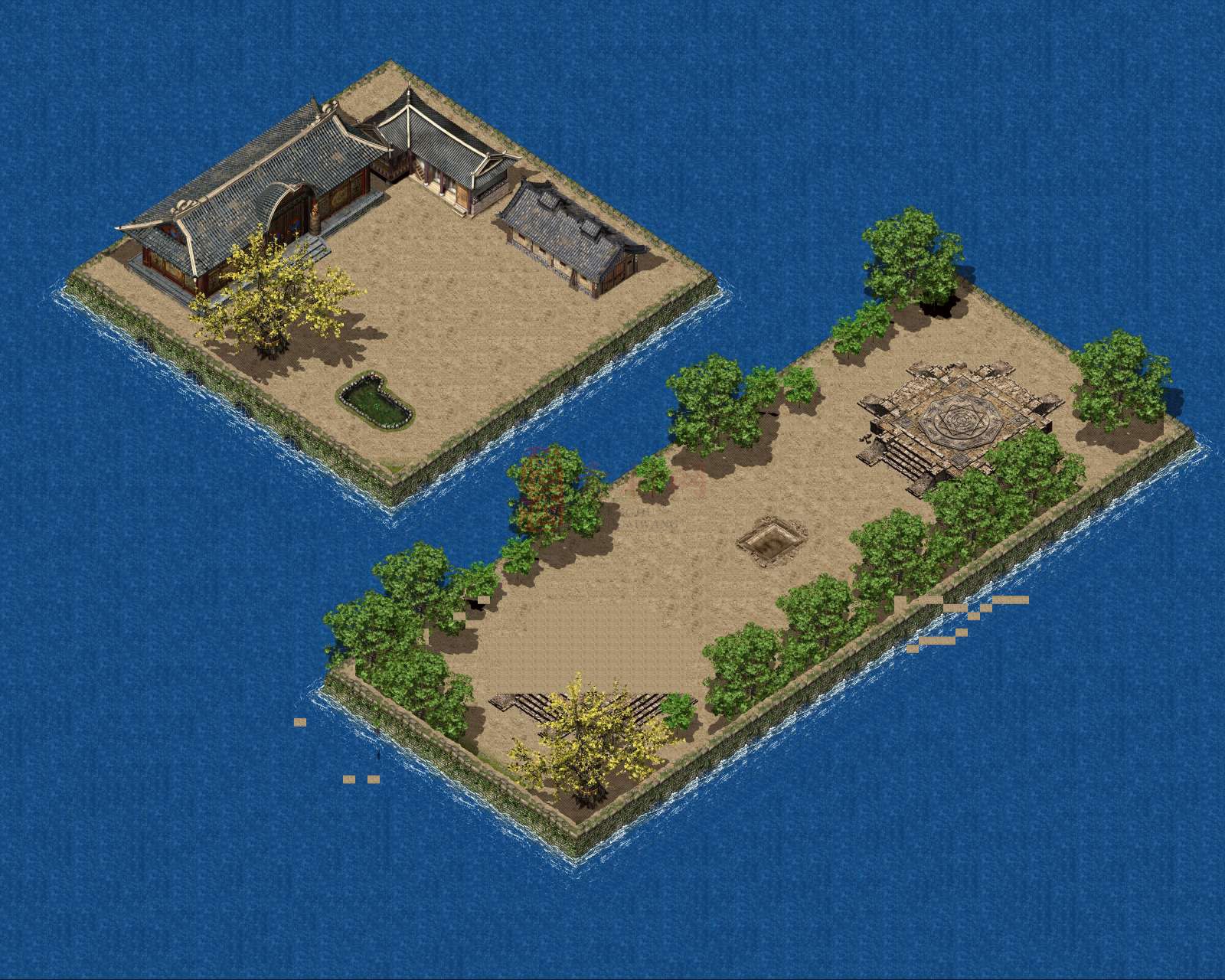 精品传奇真彩地图系列素材20250609A：守陵人之家-1