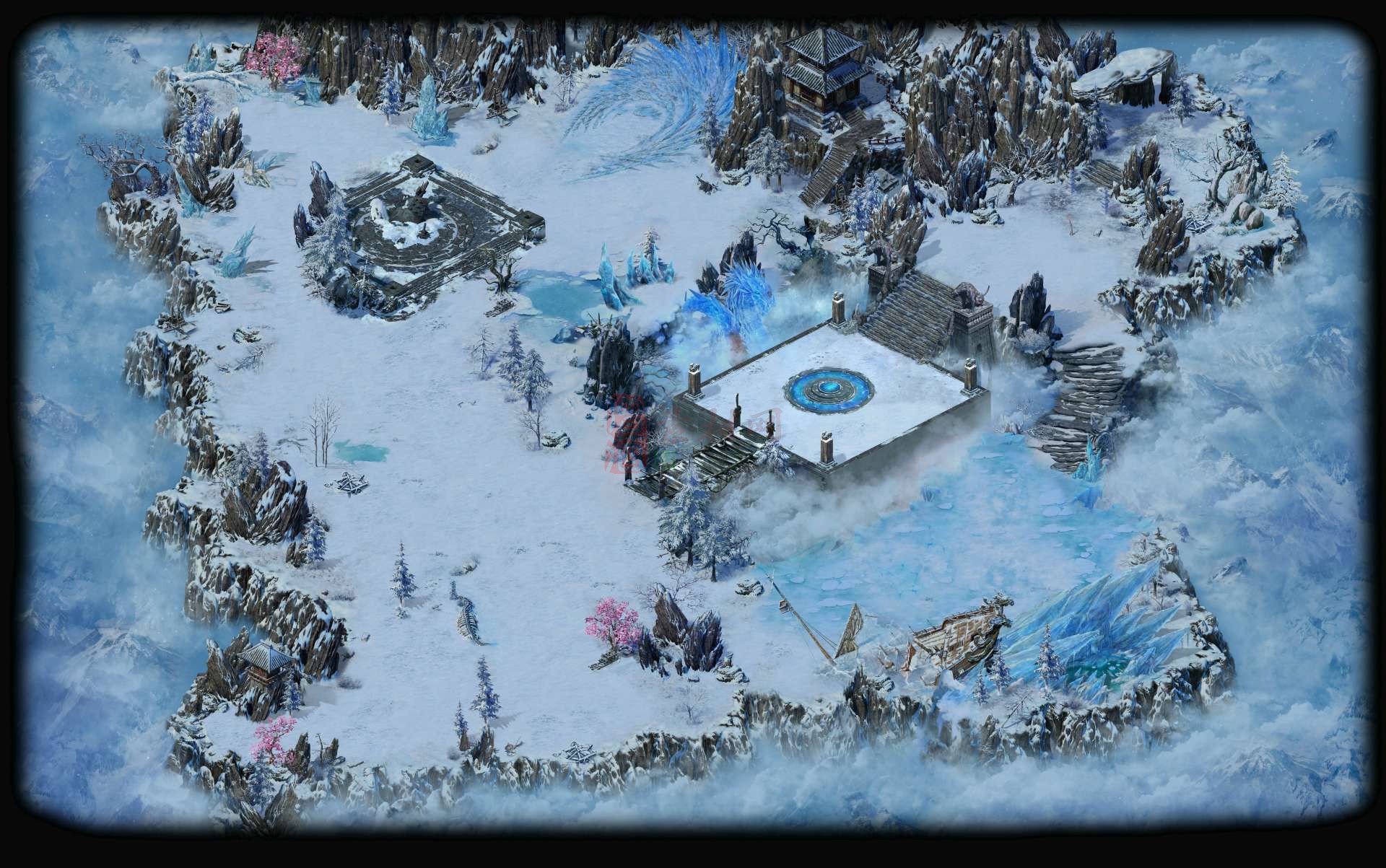 精品传奇真彩地图系列素材20250609A：冰雪世界1-1