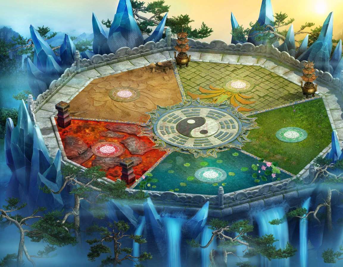 精品传奇真彩地图系列素材20250609A：五行之地-1