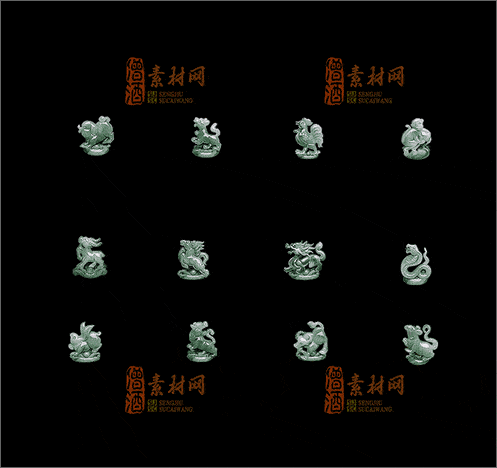 精品传奇12生肖系列素材20250702A：08-1