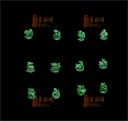 精品传奇12生肖系列素材20250702A：09-1