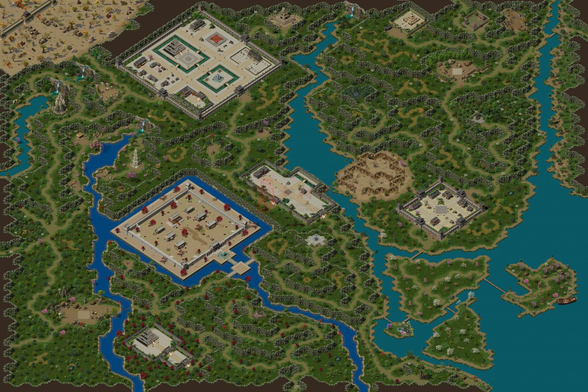 精品传奇主城地图系列素材20250702A：54-1