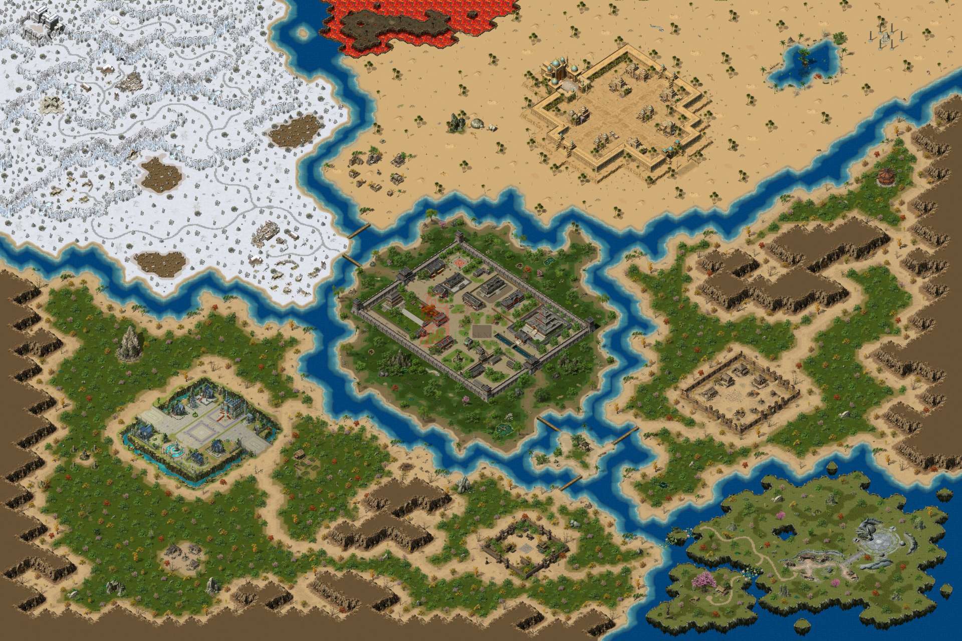 精品传奇主城地图系列素材20250702A：53-1