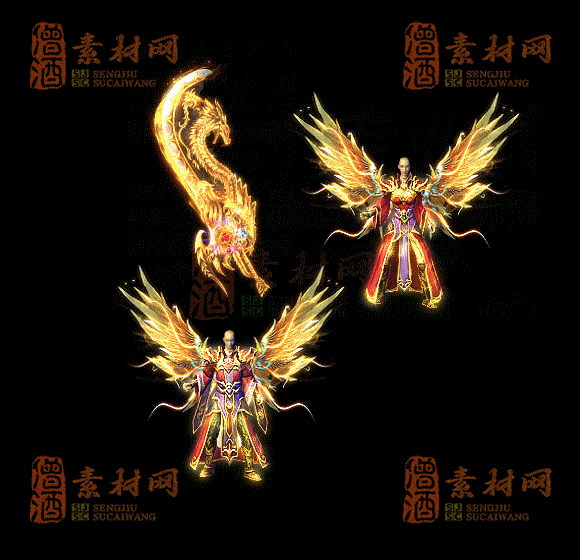 精品传奇男女剑甲系列素材20250909A：173-1