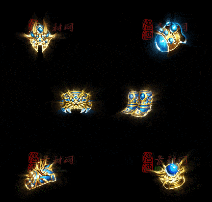 精品传奇特效首饰系列素材20251005A：160-1