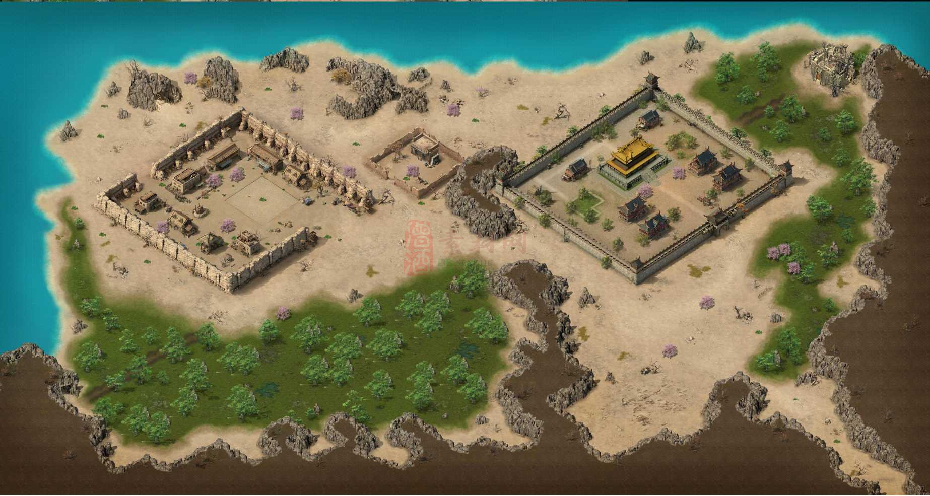 精品传奇真彩主城地图素材20250328B：32-1